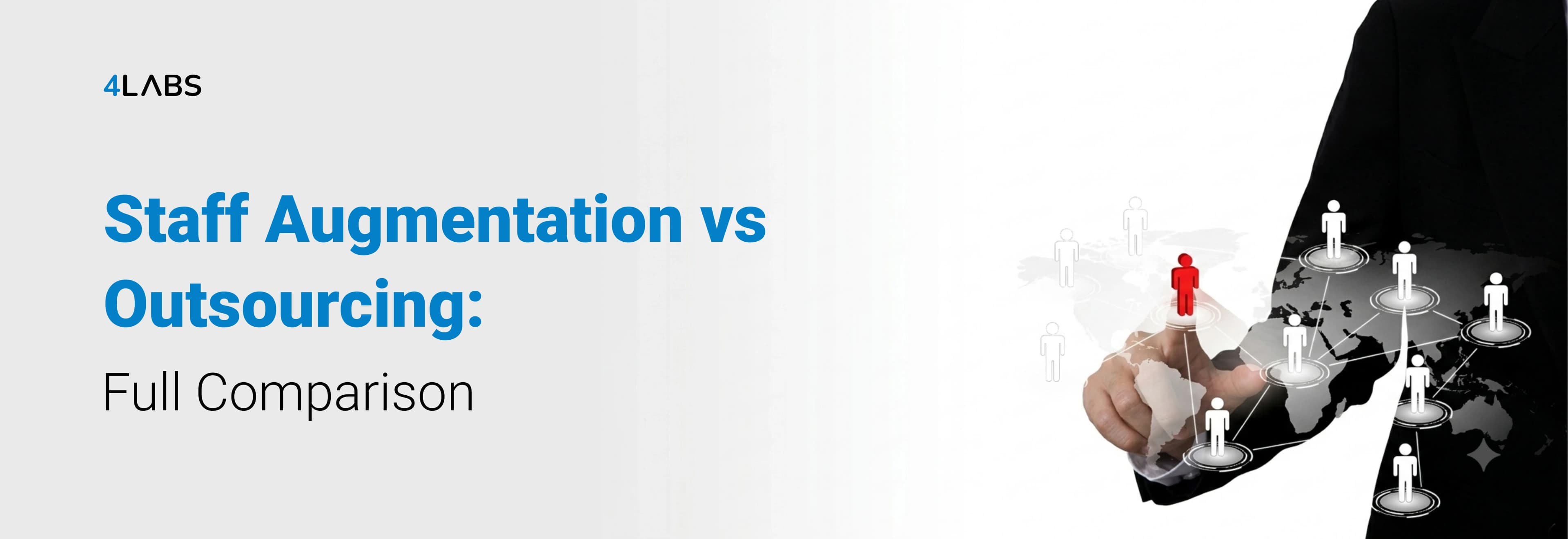 Staff augmentation vs outsourcing comparison