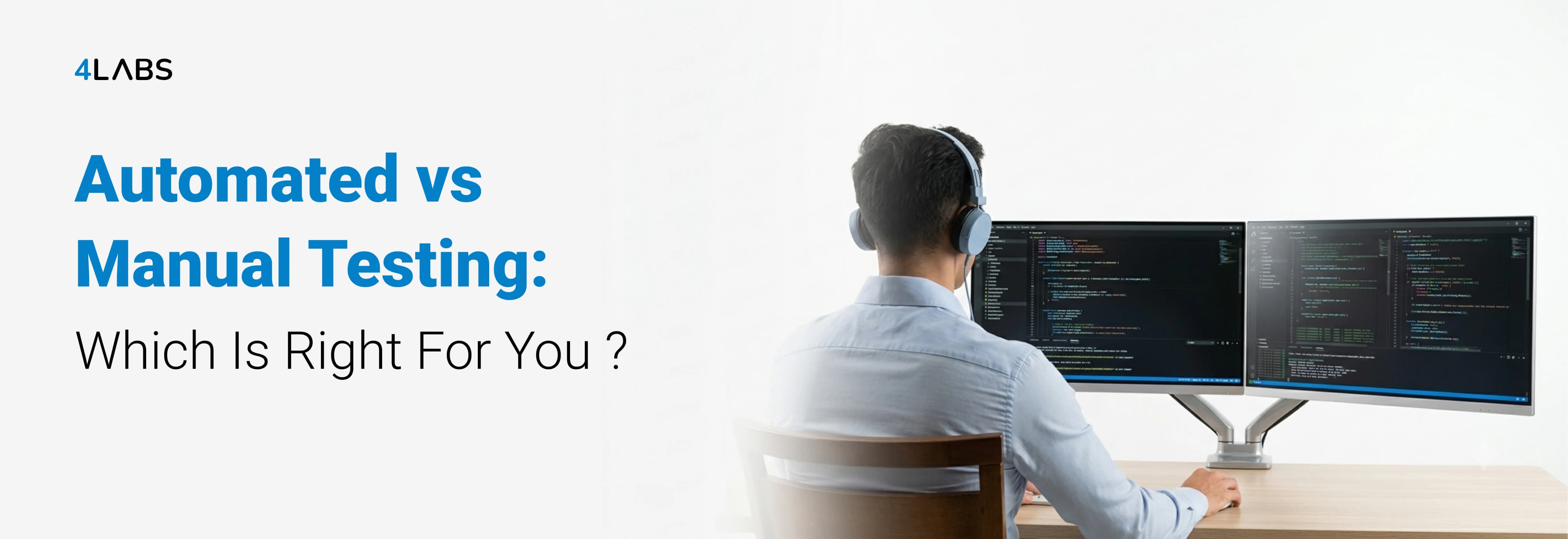 Automated vs manual software testing comparison